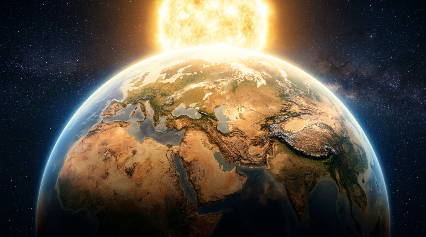 A temperatura da Terra chegará a 65 graus Celsius e as últimas plantas morrerão. Pesquisadores calcularam quando: "O sol evaporará nossos oceanos."