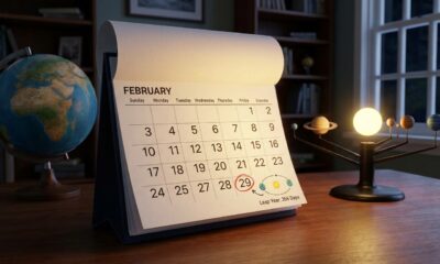 O tempo que a Terra leva para orbitar o Sol motivou a criação do ano bissexto para corrigir defasagens no calendário.
