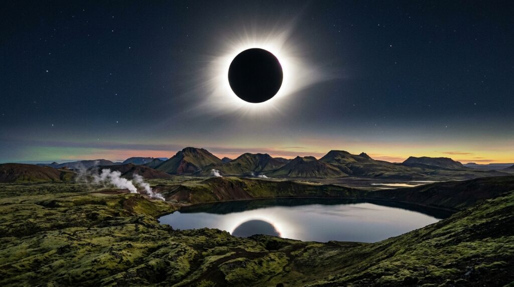 O Sol vai desaparecer sobre parte da Europa em poucos minutos: eclipse total volta à Islândia após mais de 70 anos