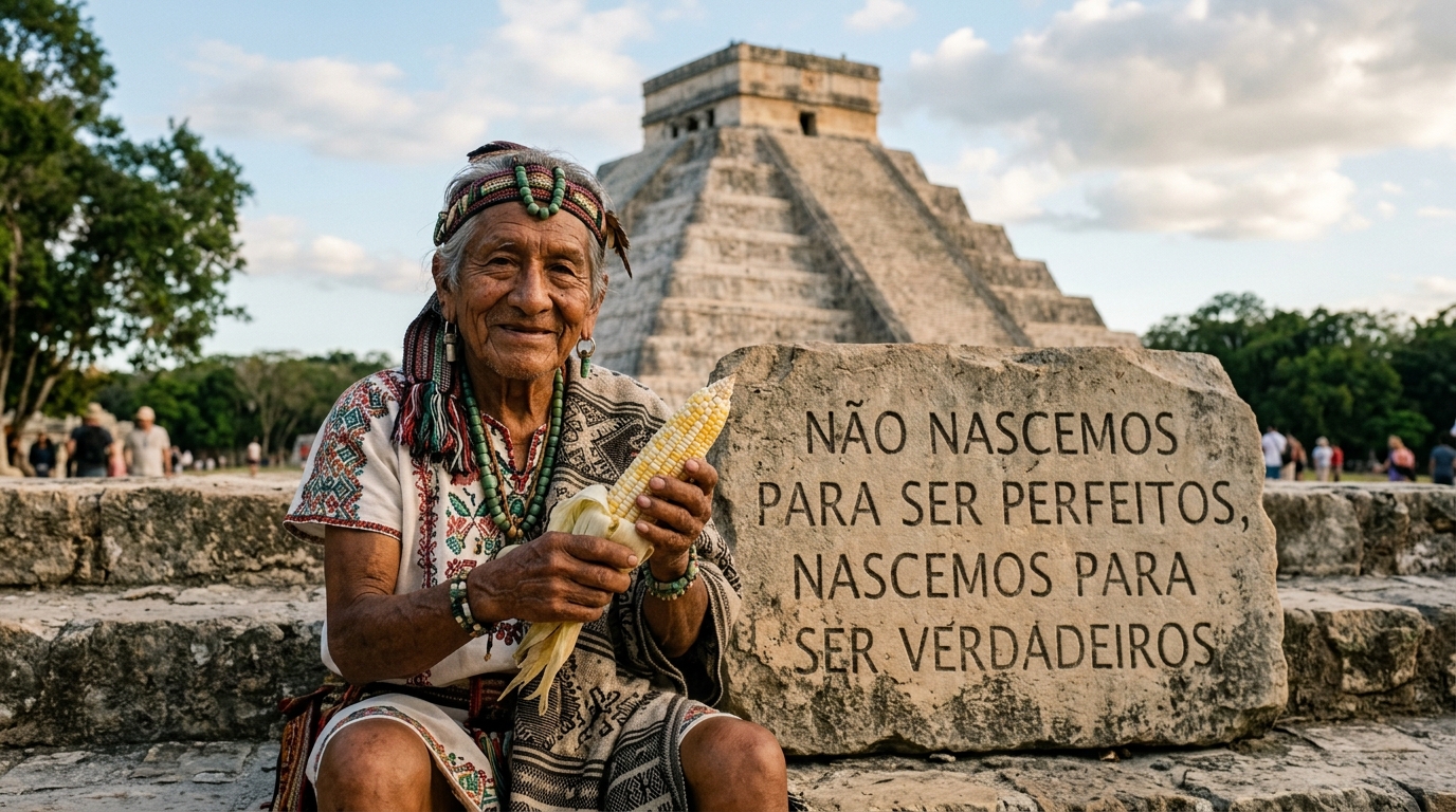 Sabedoria maia antiga: "Não nascemos para ser perfeitos, nascemos para ser verdadeiros", o significado por trás de um dos ensinamentos mais profundos da América pré-colombiana
