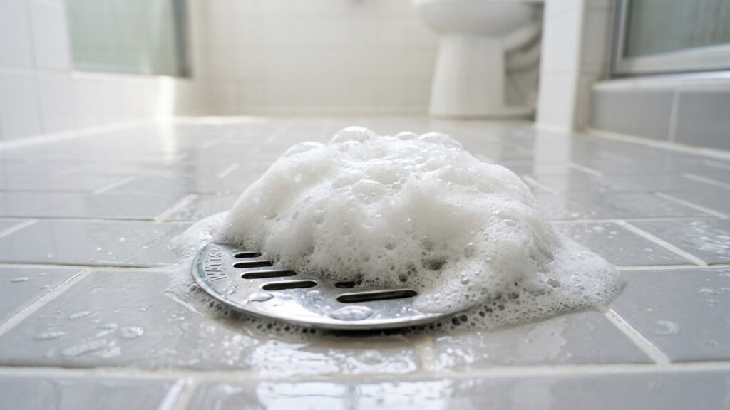 Mistura de bicarbonato com vinagre e sal fino no ralo: para que serve a espuma efervescente que elimina os ovos das moscas de banheiro