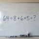 A conta 64 ÷ 8 + 6 × 5 parece ter uma resposta óbvia, mas muita gente se confunde