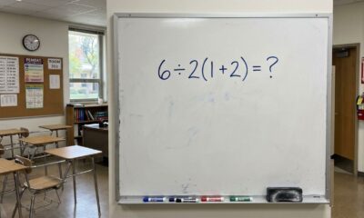 O cálculo 6 ÷ 2(1 + 2) parece simples, mas gera respostas completamente diferentes