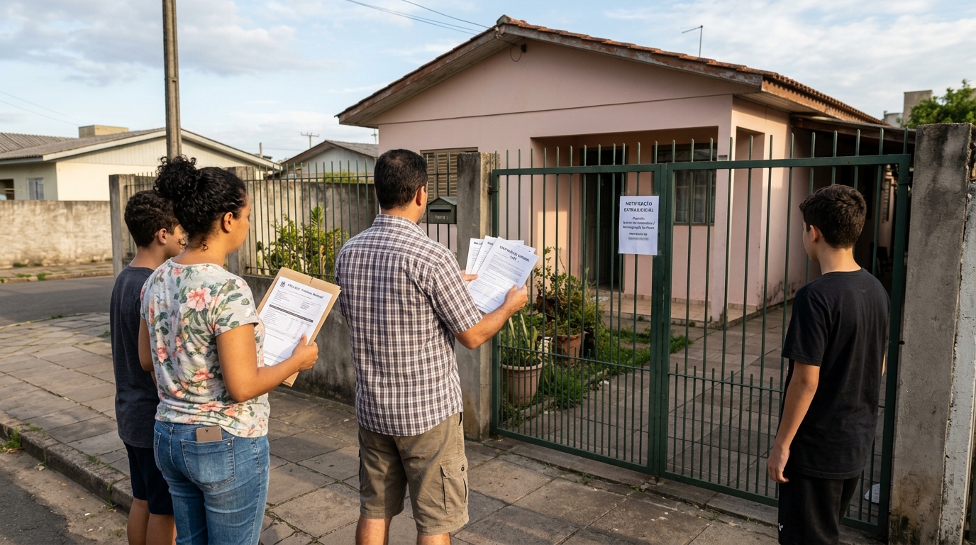 Família mora há 7 anos em casa emprestada, paga IPTU e gasta R$ 92 mil para reformar o imóvel: o dono do imóvel faleceu e herdeiros exigem saída imediata, deixando a família desabrigada