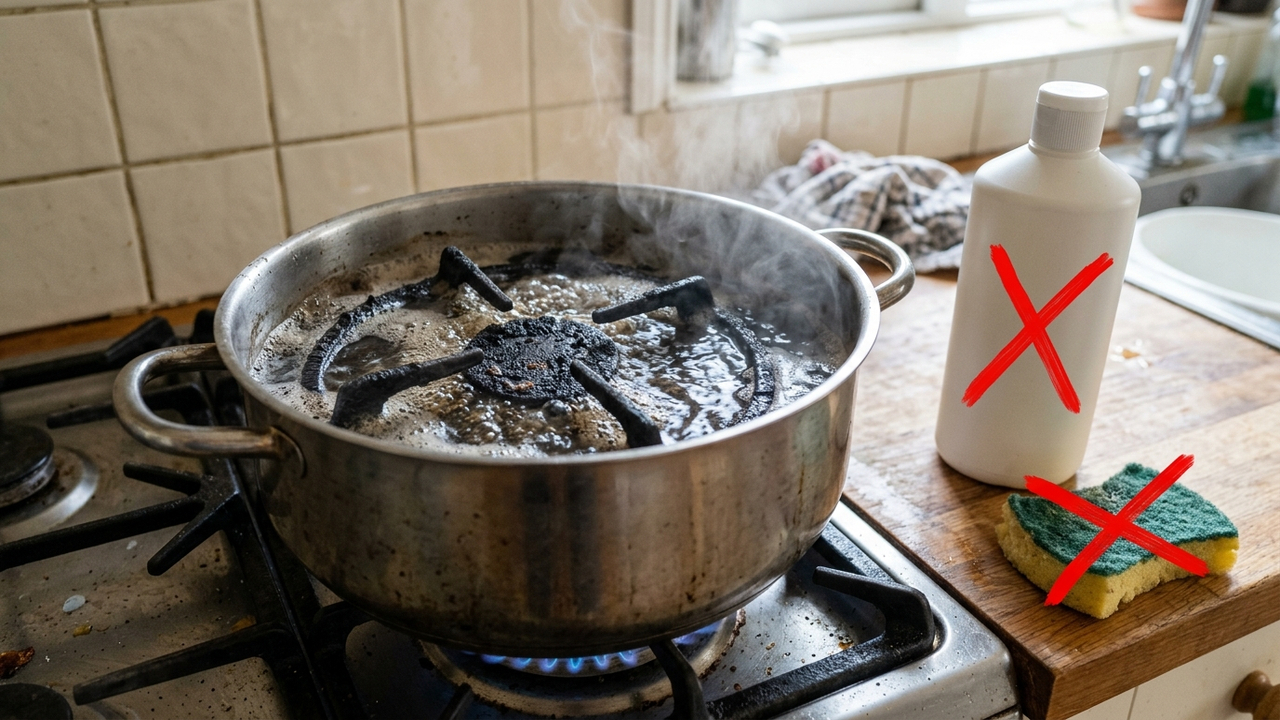 Sem esfregar com força, nem produtos caros: a melhor forma de limpar as bocas do fogão usando apenas detergente e água oxigenada de volume 40