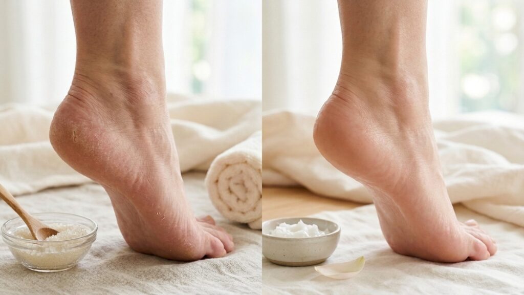 Chega de produtos caros: o cuidado caseiro que pode ajudar a melhorar a textura dos pés