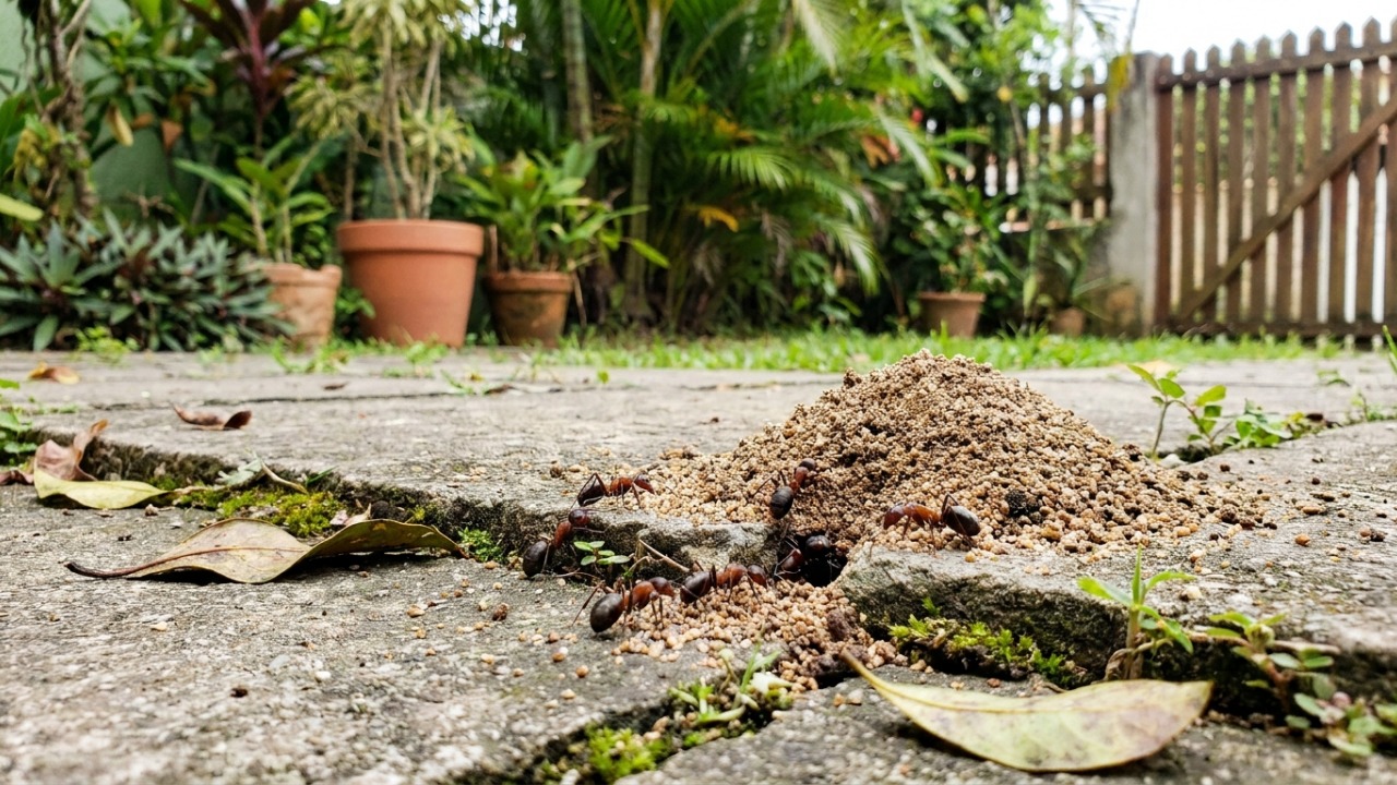 Nem veneno pesado nem produto caro: a armadilha caseira que pode ajudar contra formigas no jardim