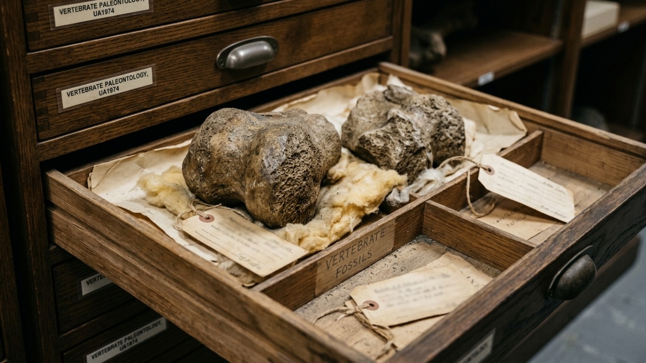 Museu guardou fósseis como sendo de mamute por 70 anos, até cientistas descobrirem que eram de outro animal