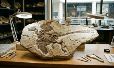 Esqueleto encontrado em museu após anos revela um novo predador da era dos dinossauros