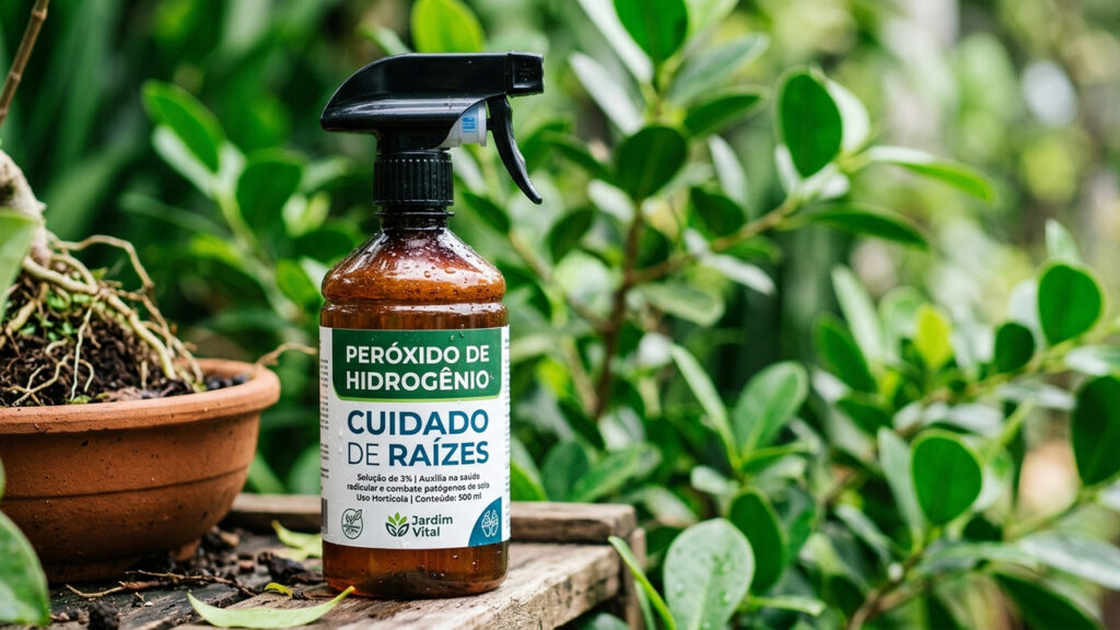 O truque caseiro simples com água oxigenada de 10 volumes para combater fungos e salvar raízes que estão apodrecendo no vaso