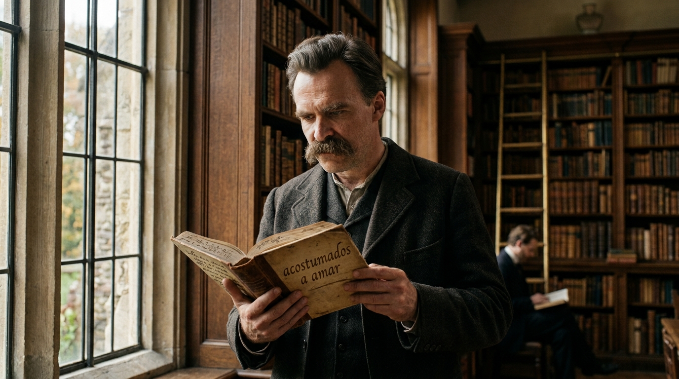 O que significa a citação do filósofo Friedrich Nietzsche: "Amamos a vida, não porque estamos acostumados a viver, mas porque estamos acostumados a amar"