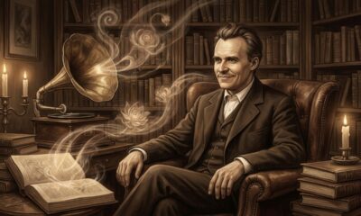 Frase de Friedrich Nietzsche, filósofo alemão: “A vantagem de ter péssima memória é divertir-se muitas vezes com as mesmas coisas boas como se fosse a primeira vez.” Uma reflexão sobre alegria e esquecimento