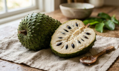 Adeus pudim de baunilha: essa fruta de casca escamosa e polpa super cremosa cresce fácil no quintal de casa e em vasos grandes sem dar trabalho
