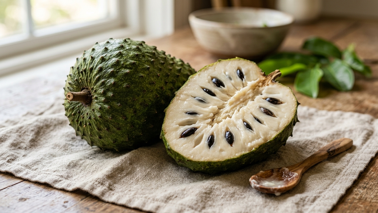 Adeus pudim de baunilha: essa fruta de casca escamosa e polpa super cremosa cresce fácil no quintal de casa e em vasos grandes sem dar trabalho