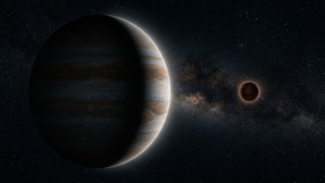 A 73 anos-luz da Terra, astrônomos descobrem um corpo gigante orbitando um “astro fracassado” e criam um novo mistério no espaço