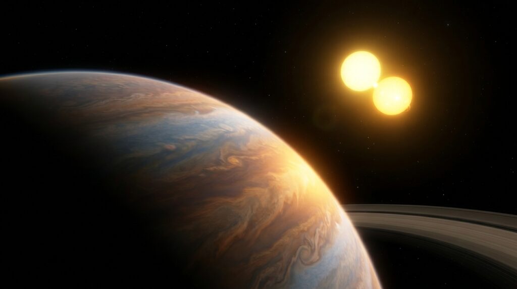 Um planeta com dois sóis é descoberto em uma região próxima da galáxia e faz astrônomos investigarem como esses mundos se formam