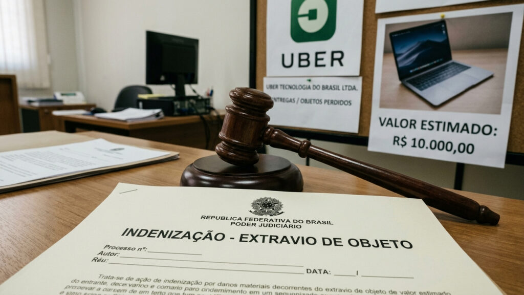 Passageiro esquece notebook de R$ 10 mil no carro de aplicativo, motorista nega o achado e Justiça manda a plataforma indenizar o cliente