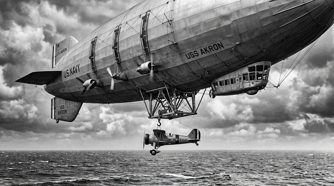 O dirigível militar que os Estados Unidos quase transformaram em porta-aviões voador durante a década de 1930