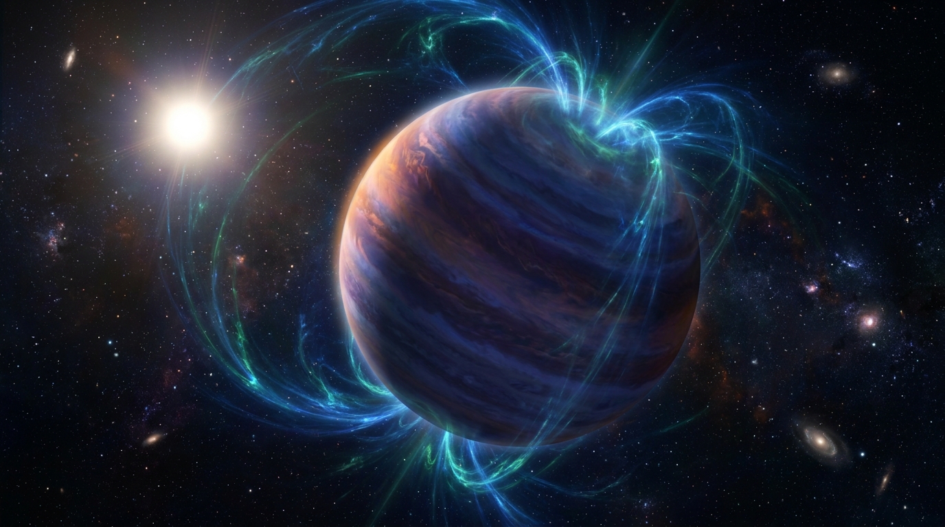 Pela primeira vez, cientistas detectam campo magnético em planeta fora do Sistema Solar e descoberta pode mudar a busca por vida