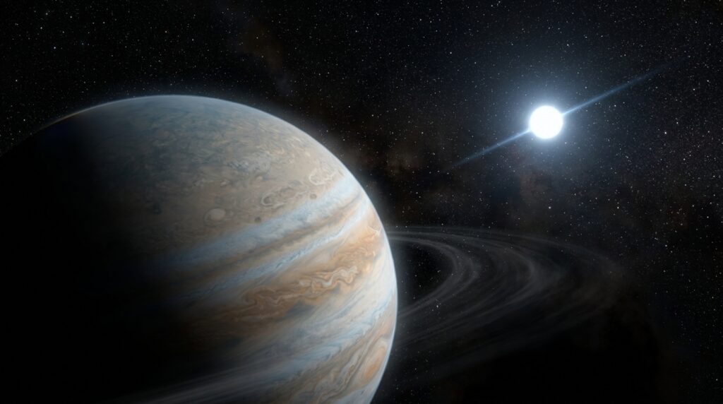 Cientistas descobrem como um planeta sobreviveu à morte de sua estrela