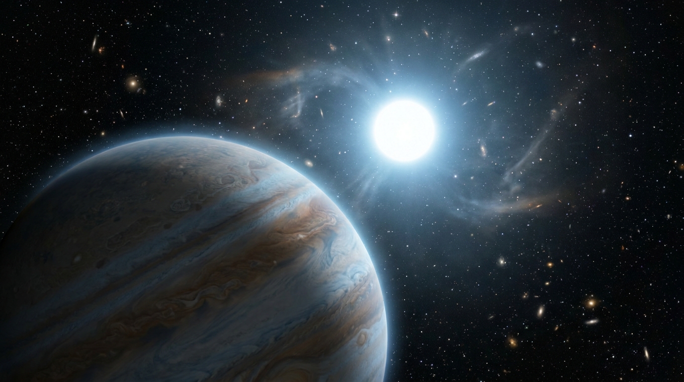 Cientistas descobrem como um planeta sobreviveu à morte de sua estrela