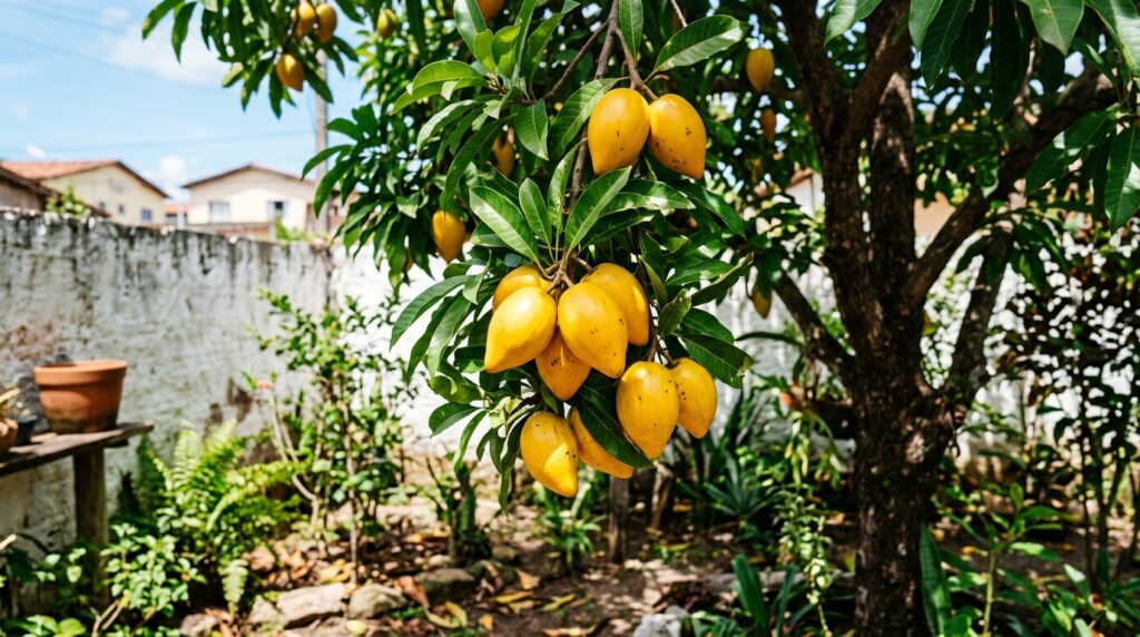 Adeus, manga: essa fruta amarela e oval lembra torta de abóbora e doce de batata-doce e cresce bem em regiões quentes