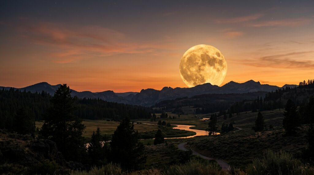 Lua do Cervo encanta observadores com efeito dourado no céu: saiba quando acompanhar o fenômeno