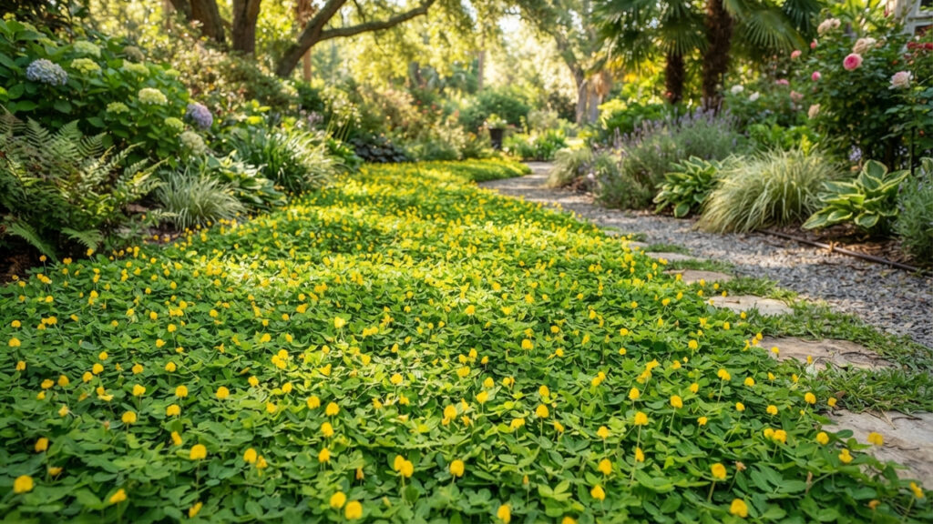 A cobertura de solo perfeita que dá flores amarelas e não precisa de cortes frequentes para manter o seu jardim bonito e nutrido