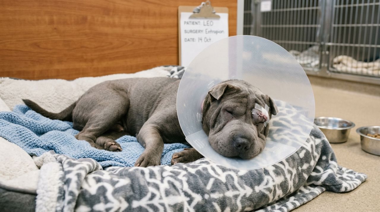 Abandonado durante o frio, cão encontrado em aterro ganha uma nova vida