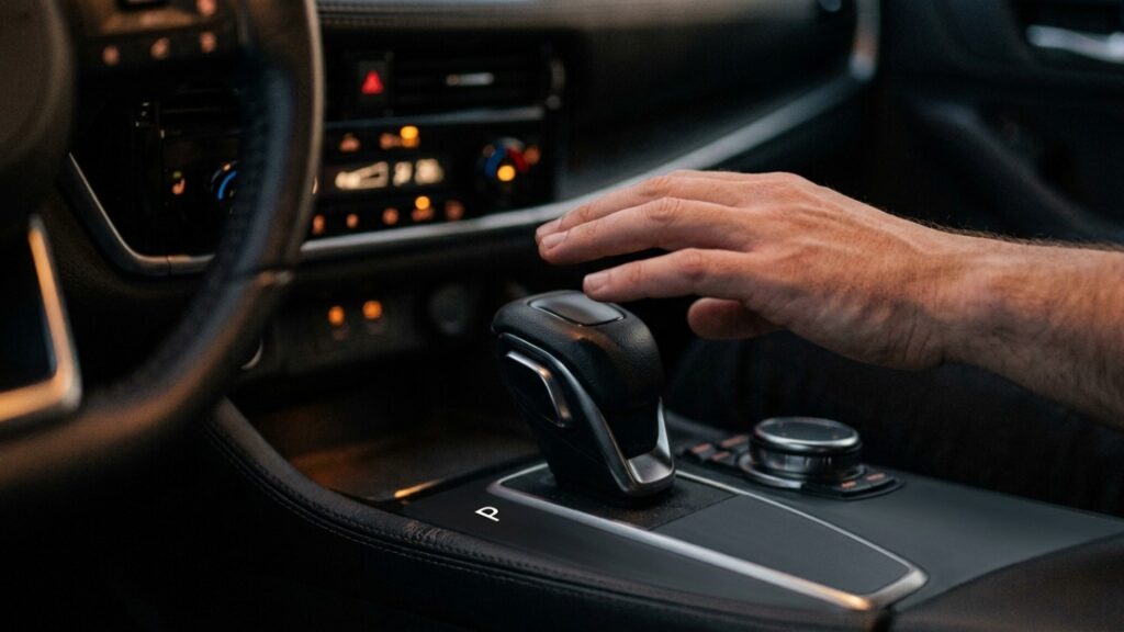 O que acontece quando se coloca o câmbio automático na posição P com o carro ainda em movimento