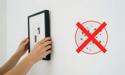 Sem furar a parede, nem usar pregos: a melhor forma de pendurar quadros pesados sem estragar a pintura do imóvel alugado
