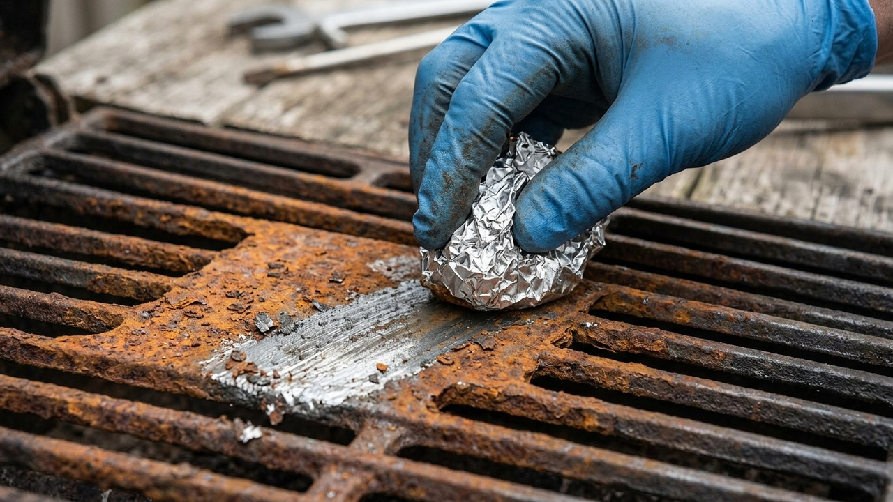 Adeus ferrugem nos portões de ferro: o truque do vinagre com papel alumínio que remove a oxidação sem esforço