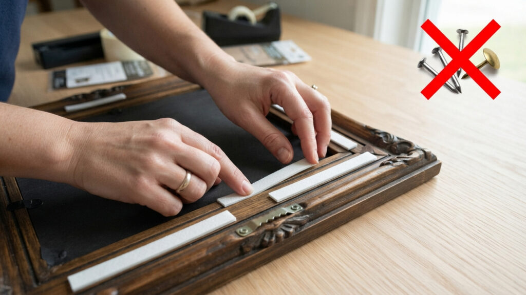 Sem furar a parede, nem usar pregos: a melhor forma de pendurar quadros pesados sem estragar a pintura do imóvel alugado