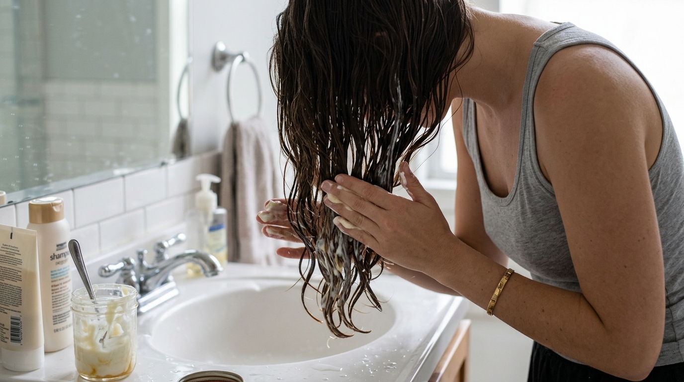 Nem creme caro nem salão: a mistura com ingredientes que você tem na geladeira e que ajuda a recuperar o brilho do cabelo na menopausa