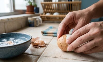 Como descascar ovos cozidos em segundos: um truque simples para remover a casca em um só movimento
