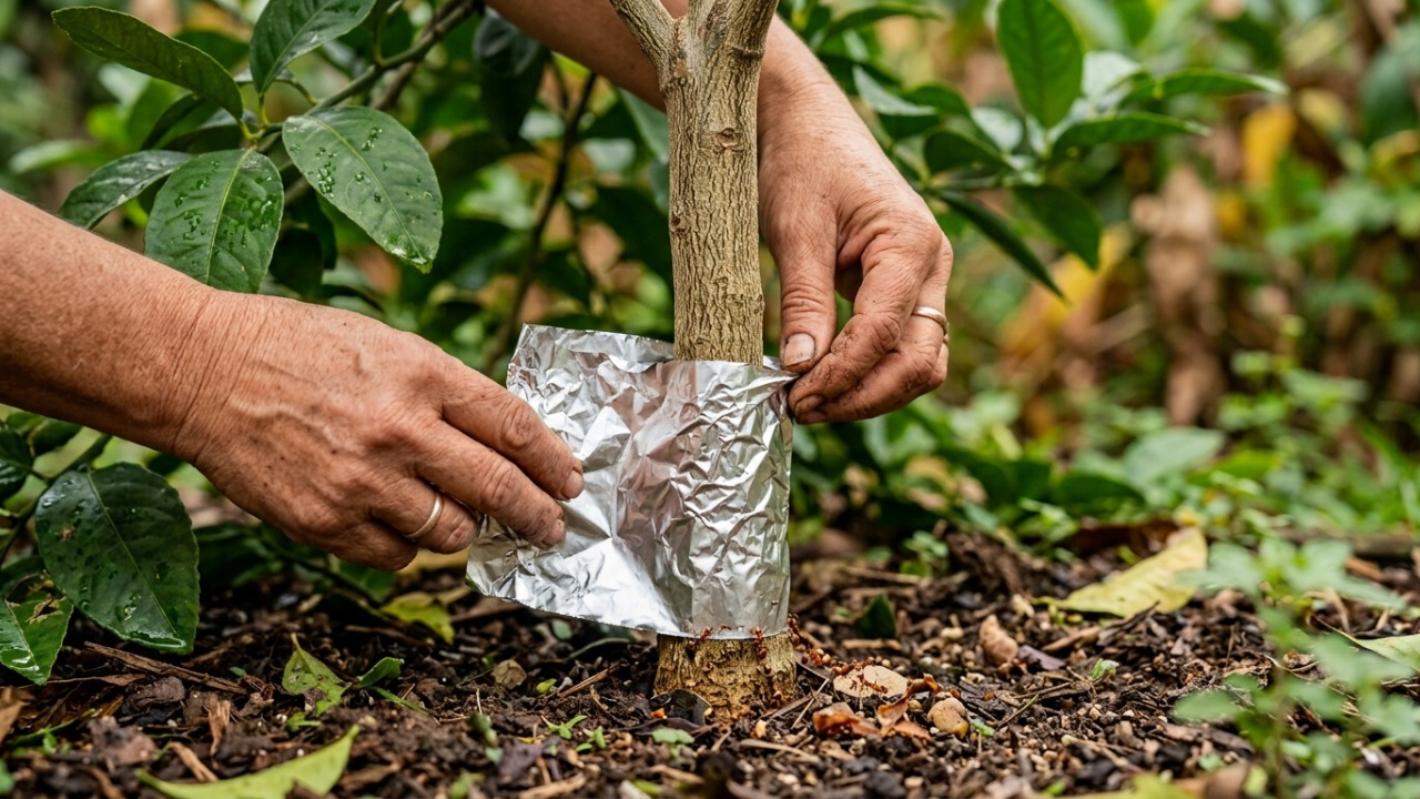 Coloque papel alumínio no tronco do limoeiro durante julho: o cuidado que pode ajudar a proteger a árvore