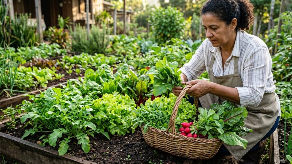 Plante agora no fim de julho e colha em agosto: as hortaliças de crescimento rápido que enchem a horta