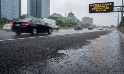 Países Baixos testam asfalto permeável que absorve água e reduz alagamentos
