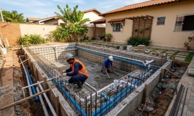 Quanto custa construir uma piscina de 6 por 3 metros e quais despesas vão além da escavação e do revestimento
