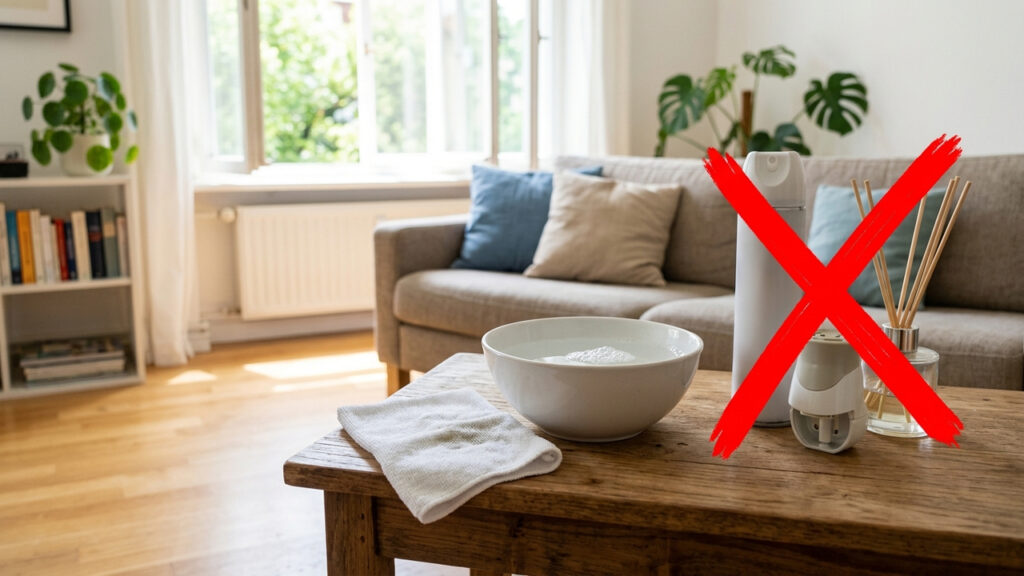 Sem aromatizadores caros, nem desinfetantes: a melhor forma de remover o cheiro de queimado que impregnou na casa usando um pano com vinagre