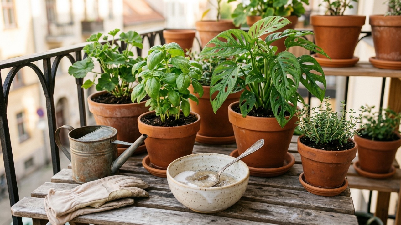 Sem adubo caro nem produto químico: a mistura caseira antiga que as avós usavam para melhorar a aparência das plantas