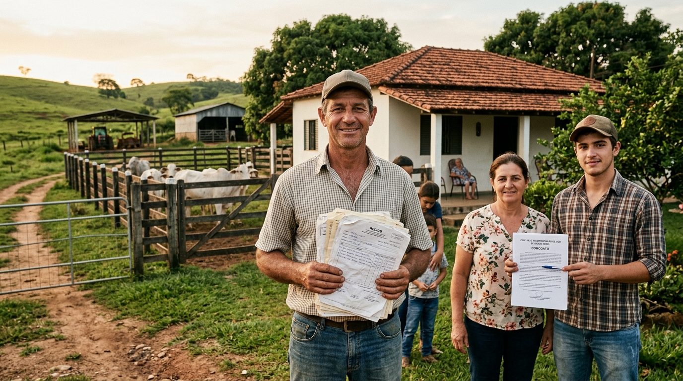 Caseiro administra sítio da família por 15 anos, gasta R$ 130 mil em benfeitorias e cria gado no local, mas quando pede o usucapião descobre que o consentimento dos parentes derruba o animus domini exigido por lei