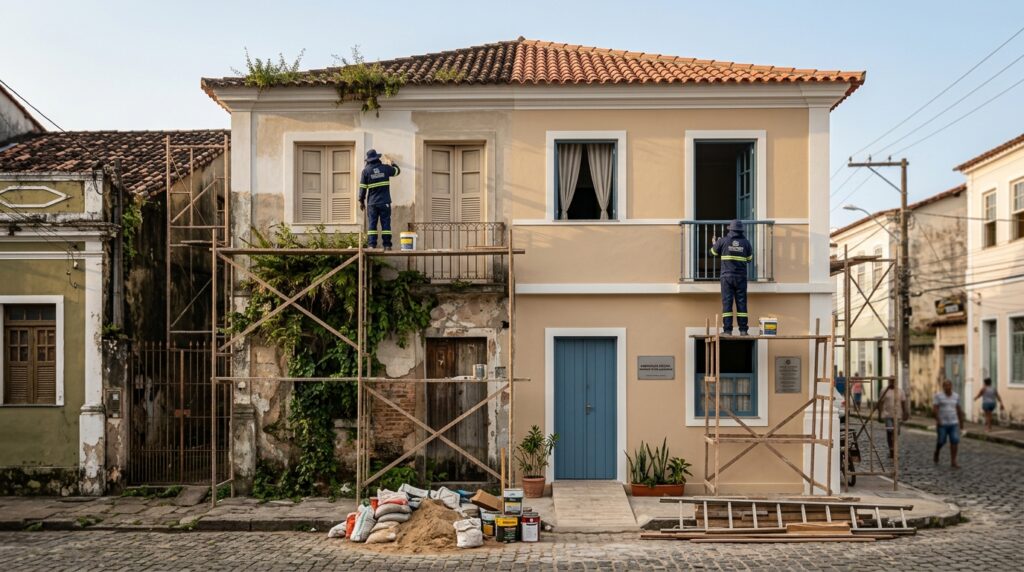 Homem deixa uma casa herdada fechada e sem manutenção por anos, acumulando 5 anos de IPTU atrasado, ignora todas as notificações da prefeitura e acaba perdendo o imóvel de R$ 300 mil, que é transformado em moradia popular