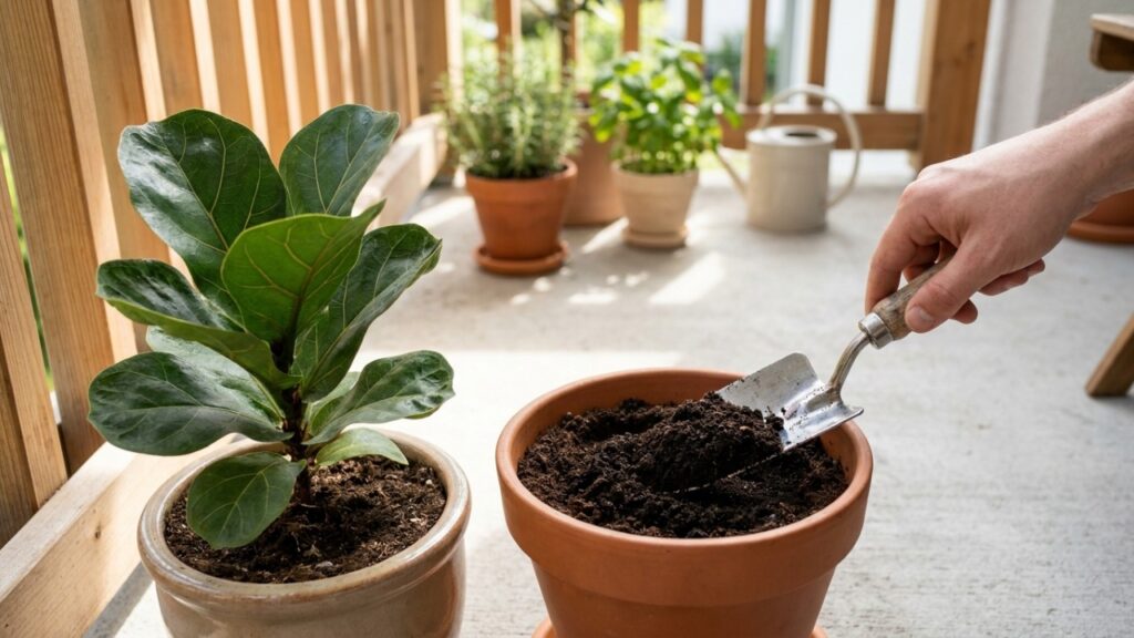 Coloque isso na terra do vaso e plantas fracas podem voltar a crescer sem precisar de adubo caro