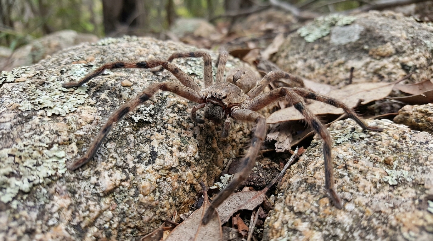 Aranha australiana corre a mais de 13 km/h e consegue superar a velocidade de uma pessoa comum