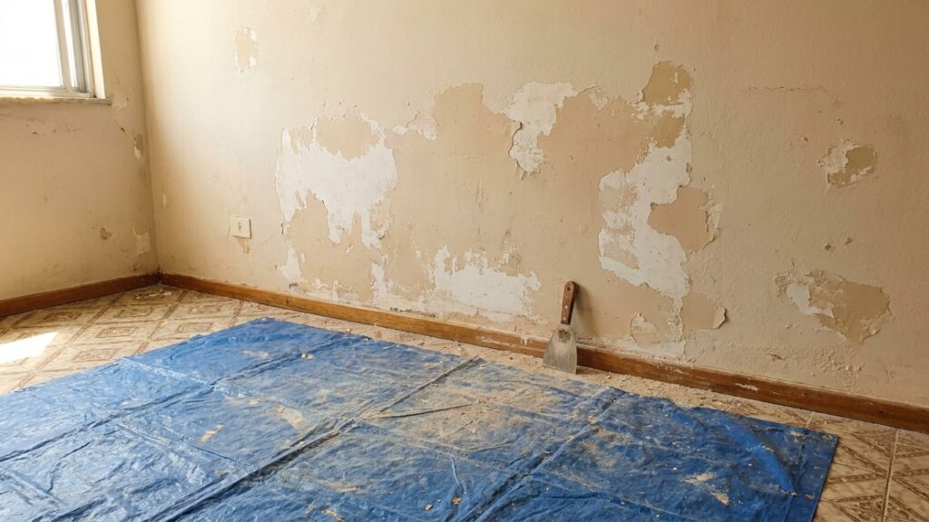 Como corrigir parede descascando e evitar bolhas na pintura sem deixar manchas no acabamento