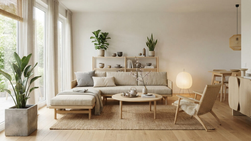 Adeus decoração tradicional: a nova tendência Japandi que une o design nórdico ao minimalismo japonês com grande vantagem estética