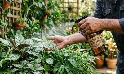 Sabão de coco com óleo vegetal: a receita caseira para deixar as folhas escorregadias e impedir a fixação de insetos nas plantas