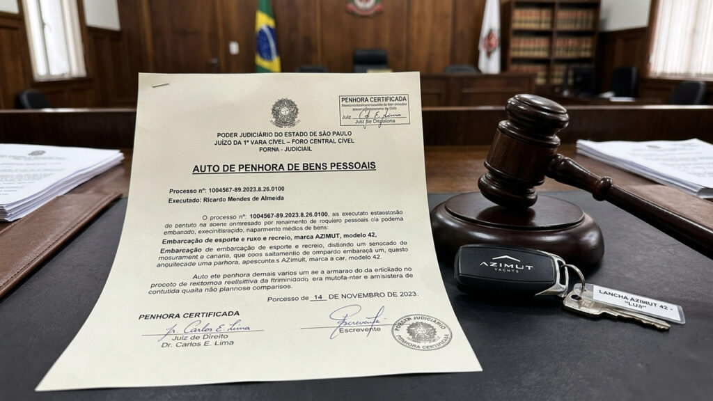 Empresa fecha para não pagar rescisões de funcionários, mas dono ostenta lancha no Instagram e Justiça penhora os bens pessoais do empresário