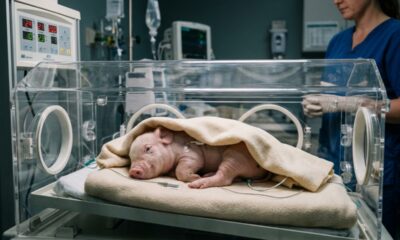 Nasce na América Latina o primeiro porco com três genes inativados para estudar futuros transplantes em humanos